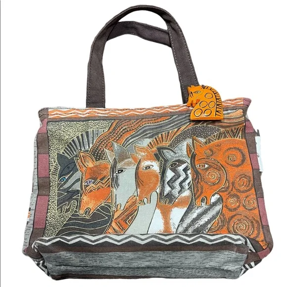 Laurel Burch Moroccan mare small tote - Picture 1 of 9